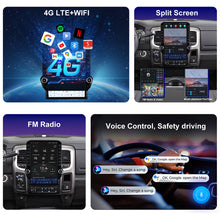 Load image into Gallery viewer, For Dodge RAM 1500/2500/3500 2013-2018 Radio upgrade,14.5-inch QLED Qualcomm 8-Core CPU,touch screen Stereo,Wireless CarPlay & Android Auto,keep OEM Controls