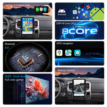Load image into Gallery viewer, For Dodge RAM 1500/2500/3500 2013-2018 Radio upgrade,14.5-inch QLED Qualcomm 8-Core CPU,touch screen Stereo,Wireless CarPlay & Android Auto,keep OEM Controls