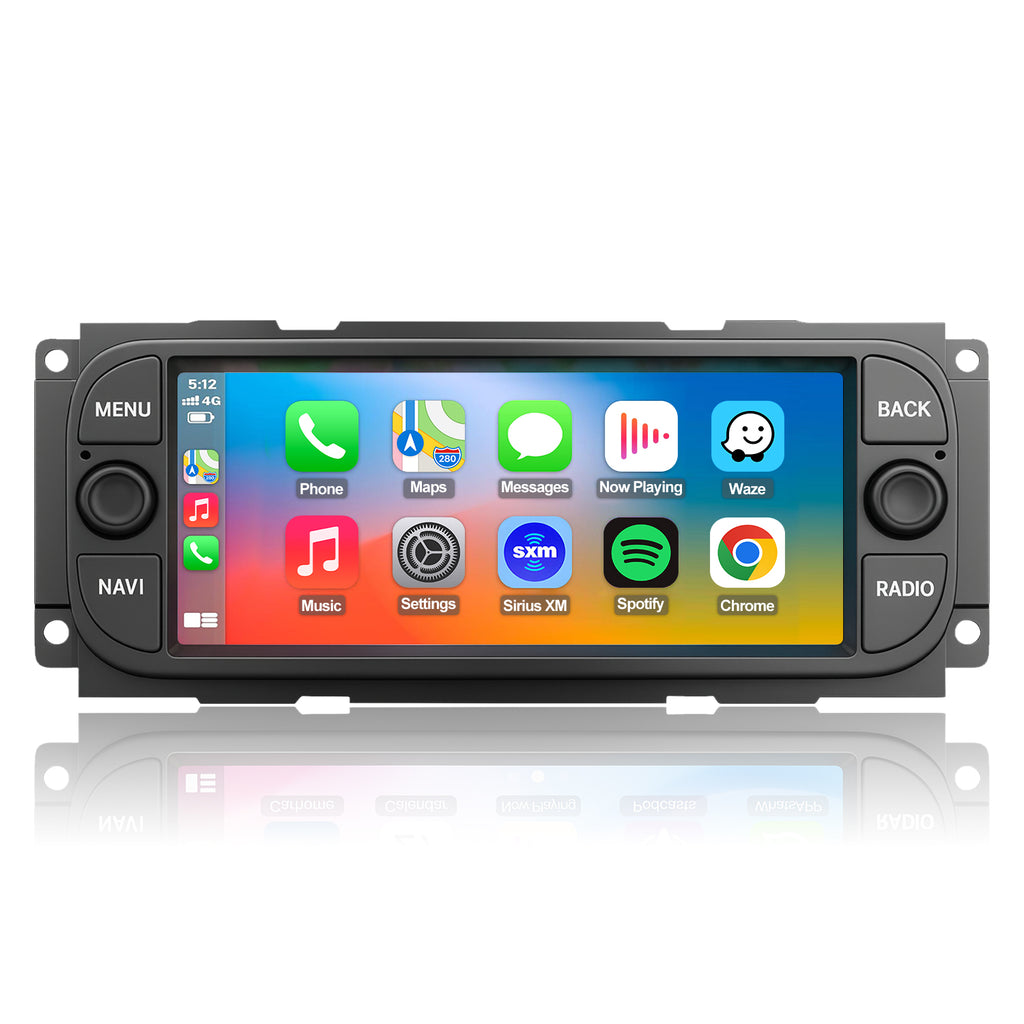 Dodge Durango Radio upgrade 2002-2003 CarPlay Stereo Screen-Topdisplay 2002 2003 Replacement Headunit Apple Android Auto Accessories Pantalla Estéreo