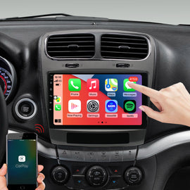 For Dodge Journey 2011-2019 Radio upgrade,9-inch QLED 8-Core CPU,touch screen Stereo,Wireless CarPlay & Android Auto,keep OEM Controls