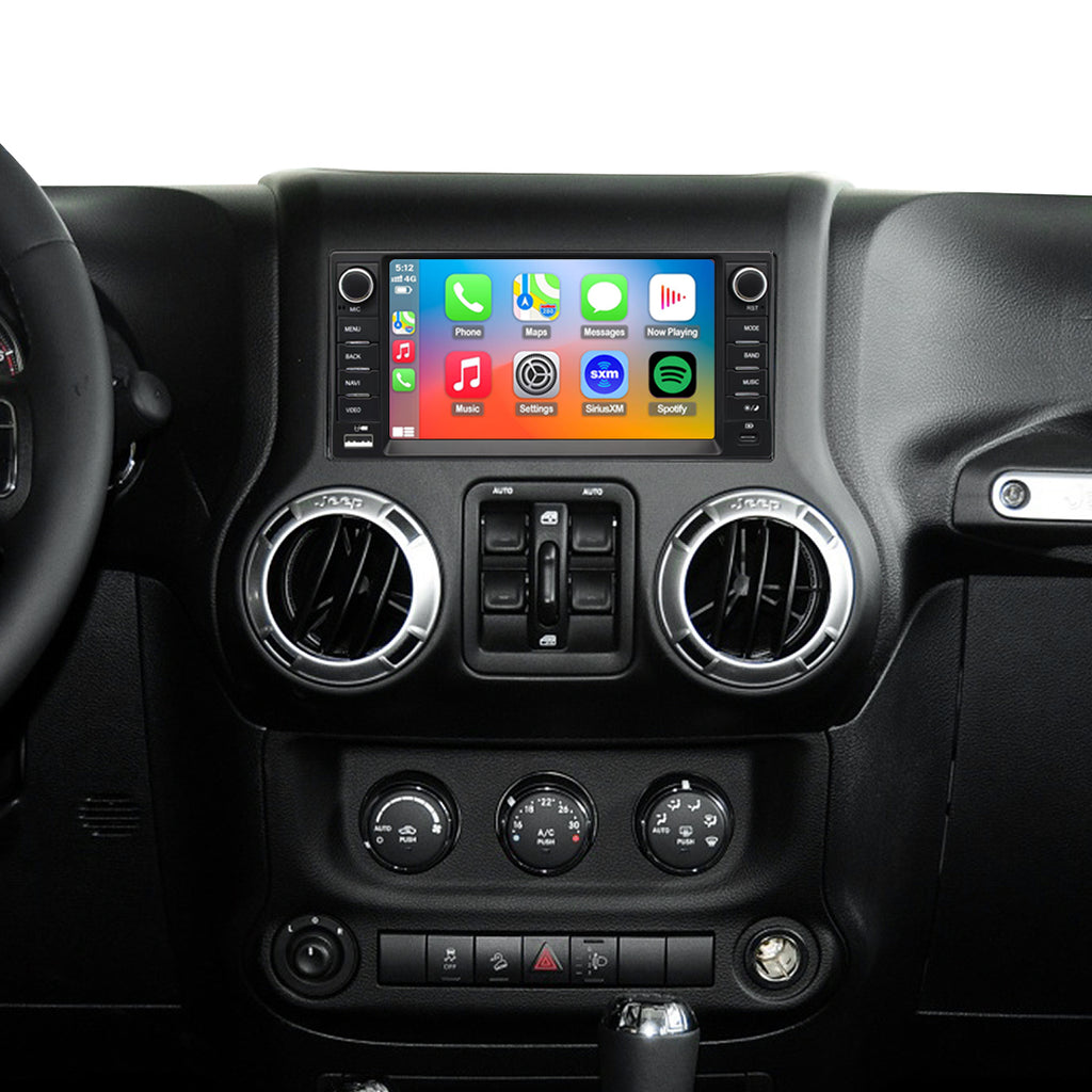 Dodge Avenger Radio upgrade 2008-2010 CarPlay Stereo Screen-Topdisplay 2008 2009 2010 Replacement Headunit Apple Android Auto Accessories Pantalla Estéreo