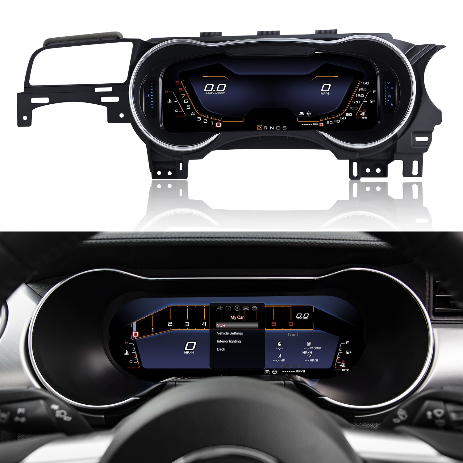 mustang digital dash