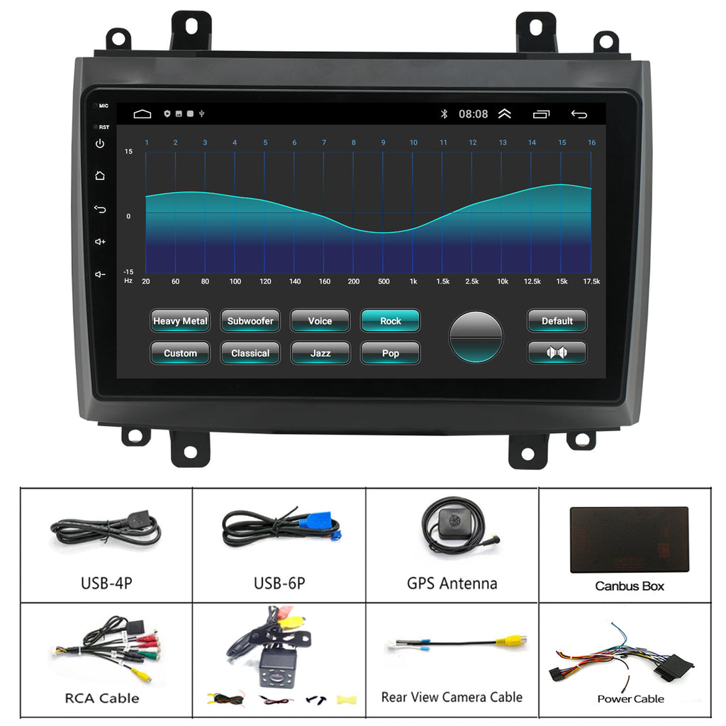 For Cadillac CTS 2003-2007 Radio upgrade,9-inch QLED 8-Core CPU,touch screen Stereo,Wireless CarPlay & Android Auto,keep OEM Controls