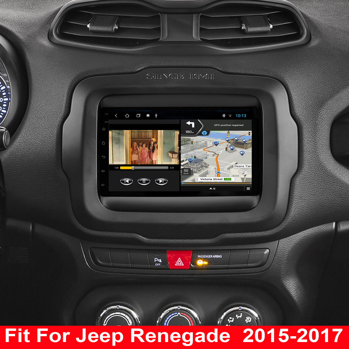 10.1" 4G LTE Radio For Dodge RAM 2002-2005 – Wireless CarPlay Android Auto Touchscreen