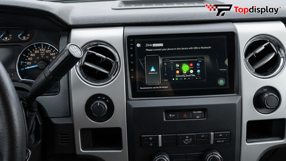 Topdisplay  Ford F-150 2009–2012 Radio upgrade, 8-core unit is snappy, Wireless CarPlay / Android Auto connect automatically