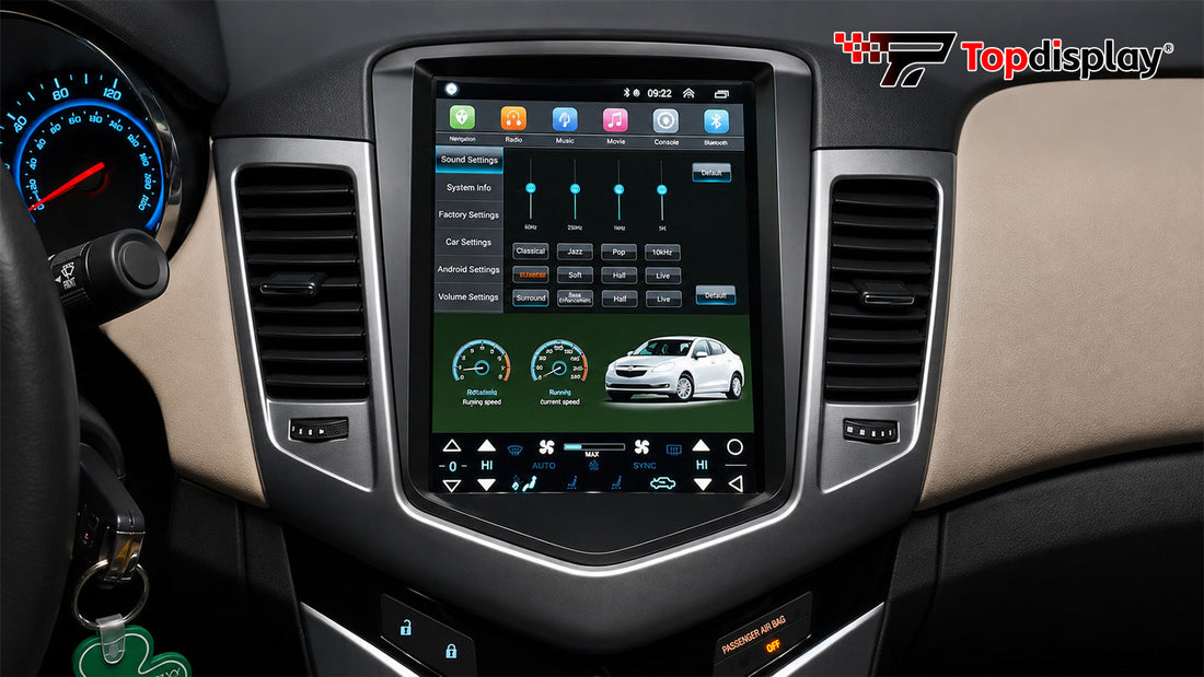 Topdisplay Chevrolet Cruze 2009-2015 Radio Upgrade， this Topdisplay upgrade is one of the cleanest ways to bring it into 2024.