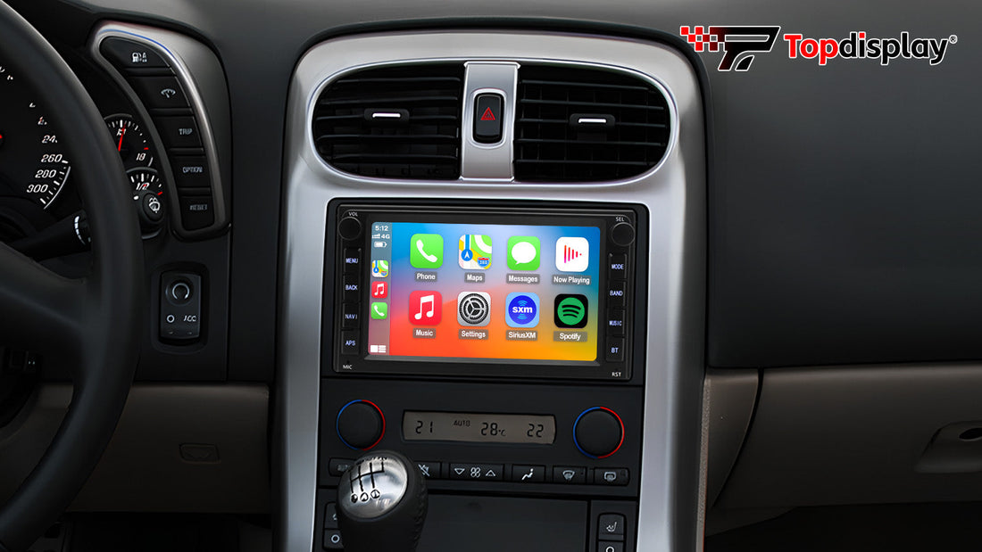 Topdisplay Chevrolet Chevy Corvette 2005-2013 Radio upgrade - Install Guide， The whole job is mostly unclipping trim and matching plugs - no cutting