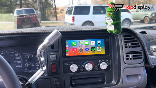 Topdisplay Chevy Silverado 1995 Radio Upgrade Installation Guide,8-Core Touch Screen Stereo,Wireless CarPlay & Android Auto