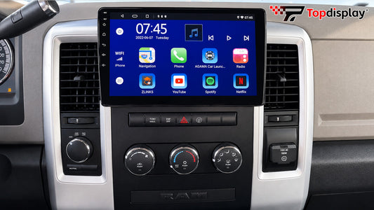 Topdisplay Dodge RAM 2009-2012 Radio upgrade,10.1-inch QLED