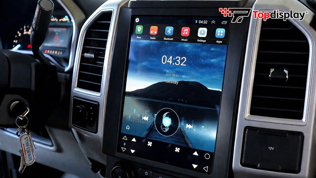 Topdisplay Ford F150 2015-2020 Radio Upgrade,| 8-Core CPU | Wireless CarPlay & Android Auto,Topdisplay 12.1-inch QLED