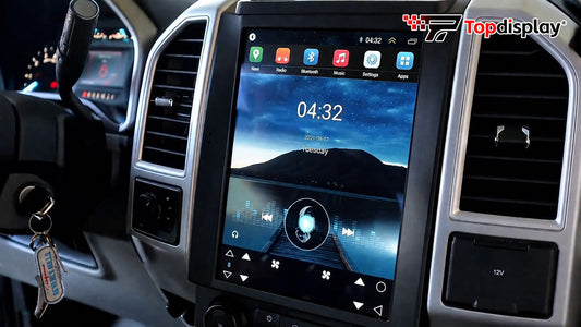 Topdisplay Ford F150 2015-2020 Radio Upgrade,| 8-Core CPU | Wireless CarPlay & Android Auto,Topdisplay 12.1-inch QLED