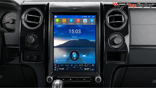 Topdisplay Ford F150 2013-2014 Radio upgrade，8-Core CPU, touch screen Stereo, Wireless CarPlay & Android Auto
