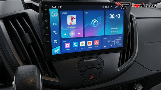 Topdisplay Ford Transit 2013-2019 Radio upgrade，Wireless CarPlay & Android Auto - just get in, it connects