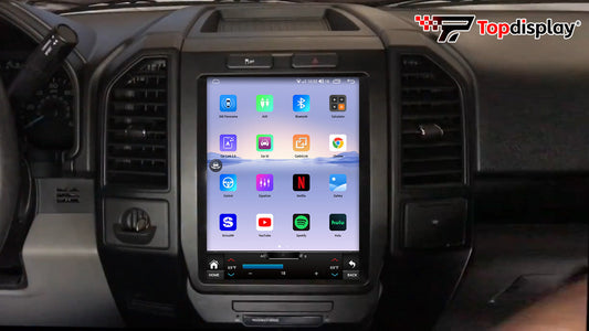 2015-2020 Ford F-150 Radio Upgrade,QLED 8-Core CPU,touch screen Stereo,Wireless CarPlay & Android Auto,keep OEM Controls
