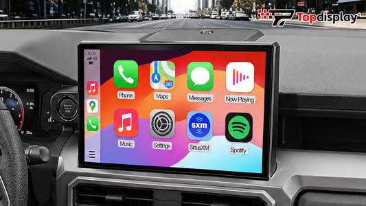 Topdisplay Toyota Tacoma 2024-2026 Radio Upgrade，14.5-inch QLED 8-Core CPU,touch screen Stereo,Wireless CarPlay &amp; Android Auto,keep OEM Controls