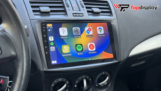 Topdisplay Mazda 3 2010-2013 Radio upgrade,9-inch QLED Touch Screen&nbsp; |&nbsp; 8-Core CPU&nbsp; |&nbsp; Wireless CarPlay &amp; Android Auto&nbsp; |&nbsp; Keep OEM Controls