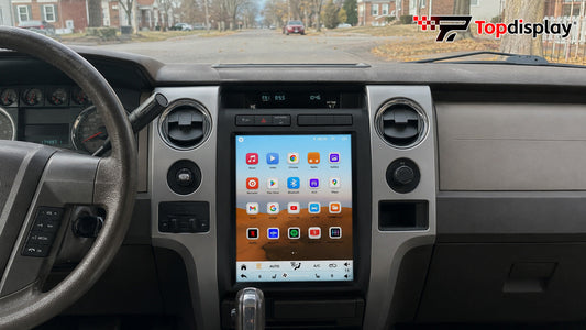 Topdisplay 12.1" QLED Touch Screen Stereo Installation Guide ， 8-Core CPU | Wireless CarPlay &amp; Android Auto | Manual AC | 4G LTE
