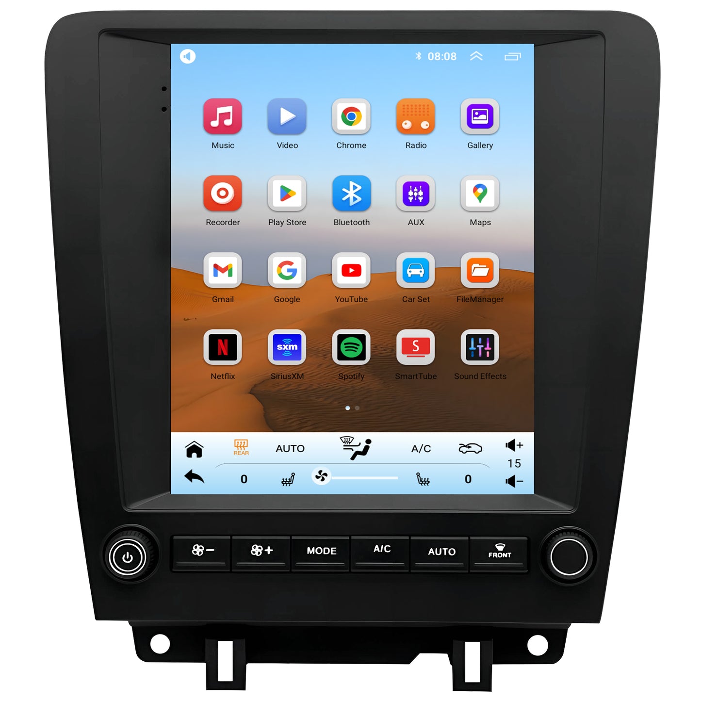 For Ford Mustang 2010-2014 Radio upgrade,9.7-inch QLED 8-Core CPU,touch screen Stereo,Wireless CarPlay & Android Auto,Free camera