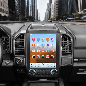 For Ford F150 2015-2018 Radio upgrade,12.1-inch QLED 8-Core CPU,touch screen Stereo,Wireless CarPlay & Android Auto,keep OEM Controls