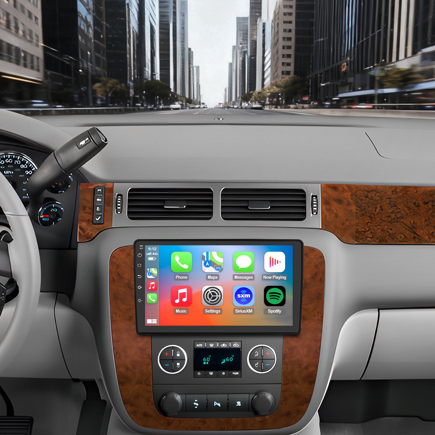 Chevy Avalanche Radio upgrade 1996-2005 CarPlay Stereo Screen - Topdisplay 2007 2008 2009 2010 2011 2012 2013 Chevrolet