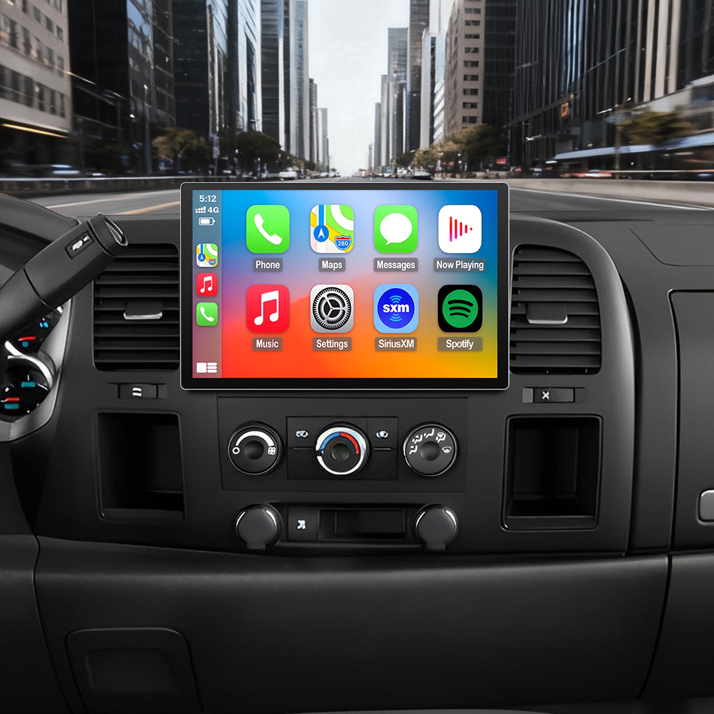 Chevy Tahoe Radio upgrade 2007-2013 CarPlay Stereo Screen - Topdisplay  2007 2008 2009 2010 2011 2012 2013 Chevrolet Replacement 