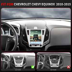 For Chevrolet Chevy Equinox 1LT 2LT LTZ 2010-2015 Radio upgrade,9.7-inch QLED 8-Core CPU,touch screen Stereo,Wireless CarPlay & Android Auto,keep OEM Controls
