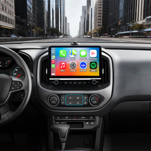 For Chevrolet Chevy Colorado 2015-2019 Radio upgrade,10.1-inch QLED 8-Core CPU,touch screen Stereo,Wireless CarPlay & Android Auto,keep OEM Controls