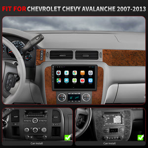 Chevy Avalanche Radio upgrade 1996-2005 CarPlay Stereo Screen - Topdisplay 2007 2008 2009 2010 2011 2012 2013 Chevrolet