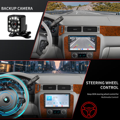 Chevy Avalanche Radio upgrade 1996-2005 CarPlay Stereo Screen - Topdisplay 2007 2008 2009 2010 2011 2012 2013 Chevrolet
