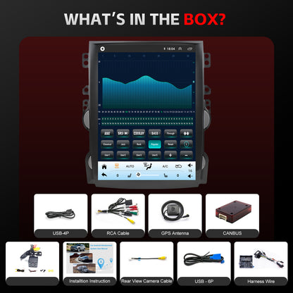 For Chevrolet Chevy Malibu 2013-2015 Radio upgrade,12.1-inch QLED 8-Core CPU,touch screen Stereo,Wireless CarPlay & Android Auto,keep OEM Controls