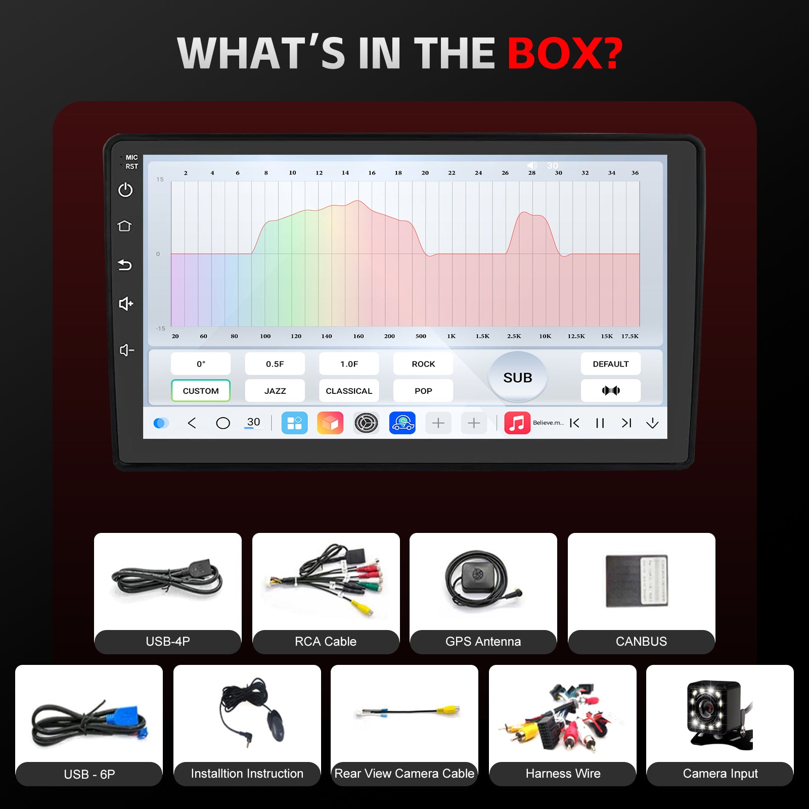 Chevy Monte Carlo Radio upgrade 2006-2007 CarPlay Stereo Screen - Topdisplay 2006 2007 Chevrolet Replacement