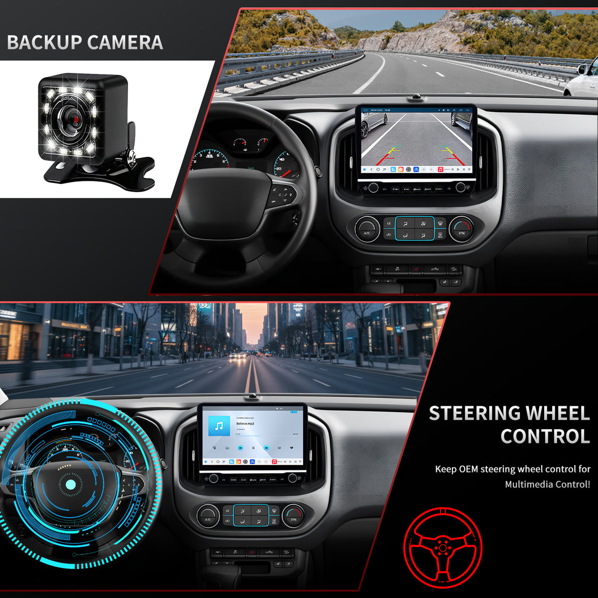 GMC Canyon upgrade 2019-2021 CarPlay Headunit Screen - Topdisplay 2019 2020 2021 Canyon Car Radio Upgrade Stereo Apple Carplay Android Auto Accessories Pantalla Estéreo