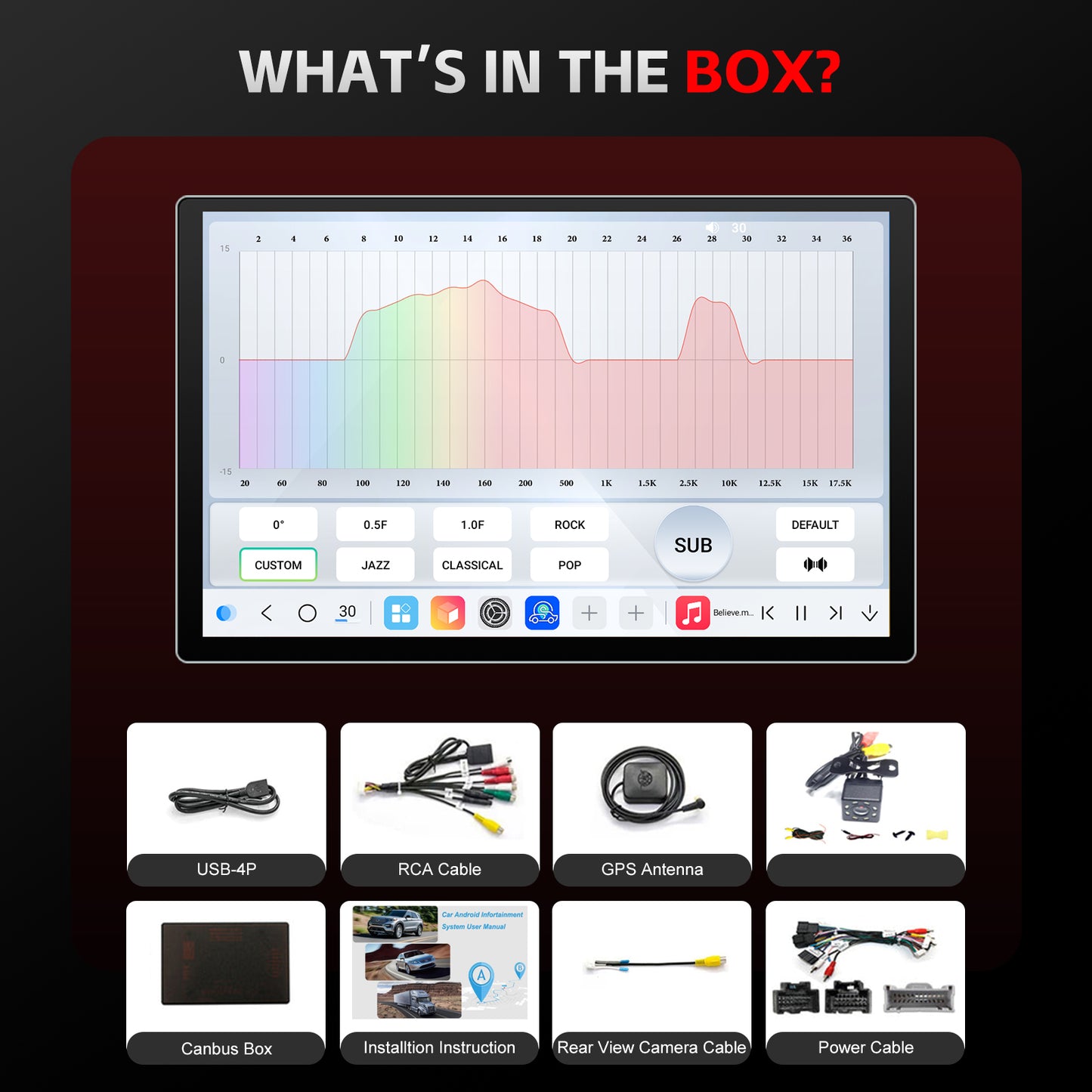 Chevy Tahoe Radio upgrade 2007-2013 CarPlay Stereo Screen - Topdisplay  2007 2008 2009 2010 2011 2012 2013 Chevrolet Replacement 