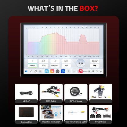 Chevy Tahoe Radio upgrade 2007-2013 CarPlay Stereo Screen - Topdisplay  2007 2008 2009 2010 2011 2012 2013 Chevrolet Replacement 