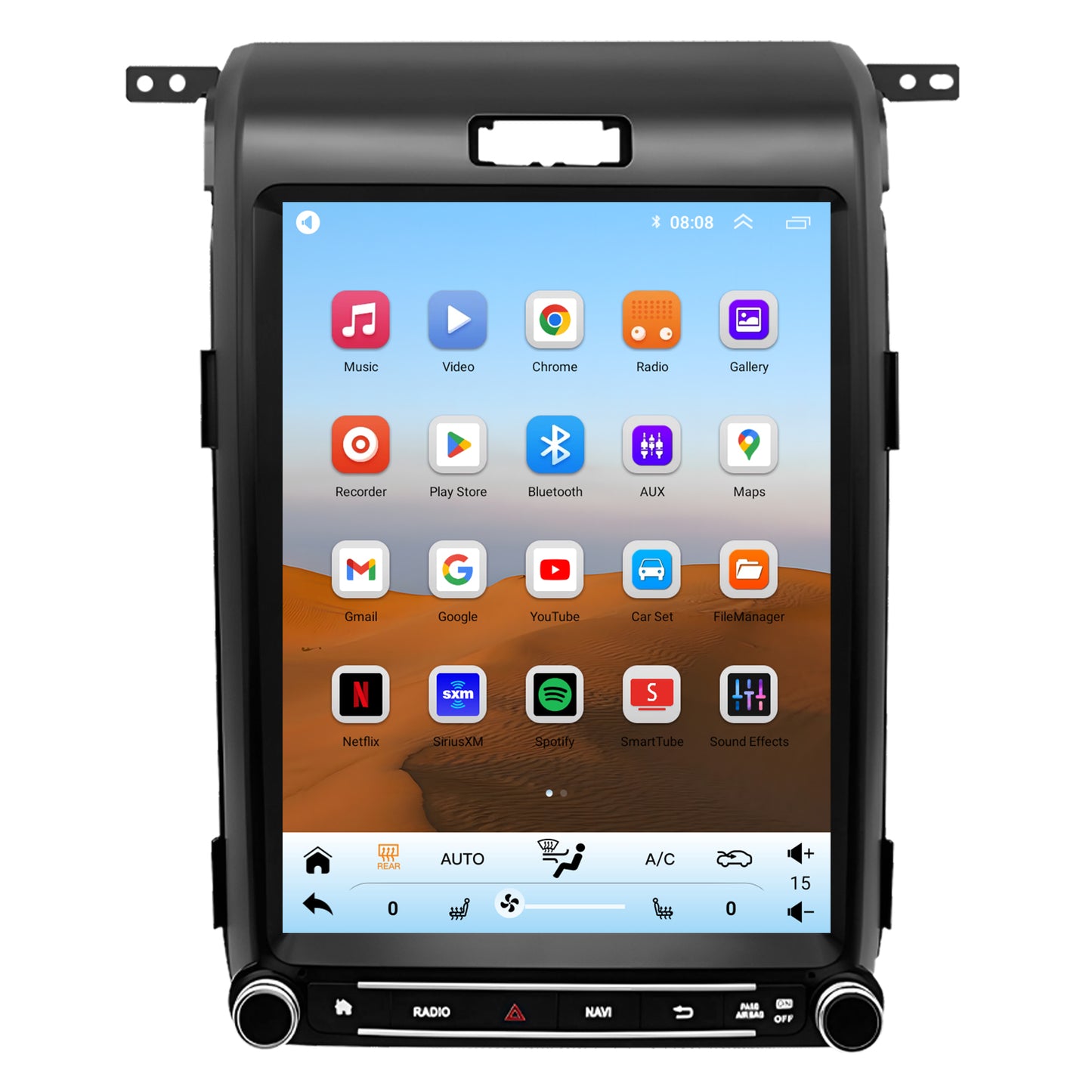 For Ford F150 2013-2014 Radio upgrade,12.1-inch QLED 8-Core CPU,touch screen Stereo,Wireless CarPlay & Android Auto,keep OEM Controls