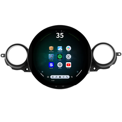 BMW MINI Radio upgrade 2007-2016 CarPlay Stereo Screen - Topdisplay 2007 2008 2009 2010 2011 2012 2013 2014 2015 2016 Replacement Headunit Apple Android Auto Accessories Pantalla Estéreo