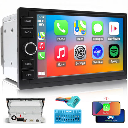 Honda Odyssey Radio upgrade 1997-2004 CarPlay Stereo Screen-Topdisplay 1997 1998 1999 2000 2001 2002 2003 2004 Replacement Headunit Apple Android Auto Accessories Pantalla Estéreo 