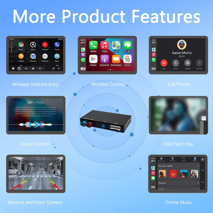Wireless CarPlay and Android Auto for BMW NBT 4 Series (F32/F33/F36): 2013–2015, Carplay Retrofit Decoder Module, Supports OEM Controls, Airplay Mirror Link, Navigation, Reverse Camera