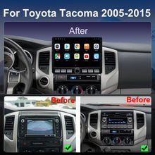 Load image into Gallery viewer, For Toyota Tacoma 2005-2015 Radio upgrade,10.2-inch QLED 8-Core CPU,touch screen Stereo,Wireless CarPlay &amp; Android Auto,keep OEM Controls