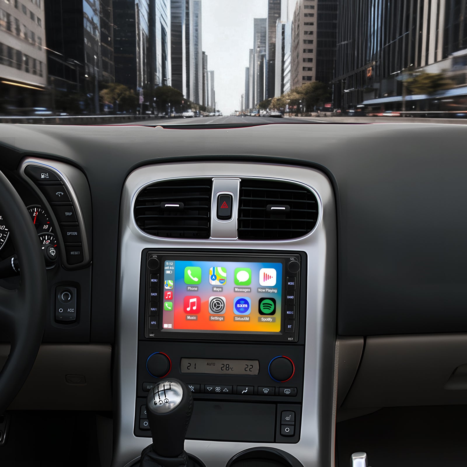 Chevy Corvette C6 Radio upgrade 2005-2013 CarPlay Stereo Screen - Topdisplay 2005 2006 2007 2008 2009 2010 2011 2012 2013 Chevrolet Replacement