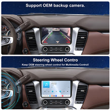 Load image into Gallery viewer, Chevy Tahoe Radio upgrade 2015-2020 CarPlay Stereo Screen - Topdisplay 2015 2016 2017 2018 2019 2020 Chevrolet Replacement Headunit Apple Android Auto Accessories Pantalla Estéreo