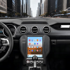 Ford Mustang Stereo replacement 2015-2023 CarPlay Radio Screen-Topdisplay 2015 2016 2017 2018 2019 2020 2021 2022 2023 Mustang Upgrade Headunit Apple Carplay Android Auto Accessories Pantalla Estéreo