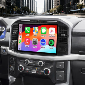 Ford F150 Touch Screen upgrade 2021-2023 CarPlay Stereo - Topdisplay 2021 2022 2023 F150 Upgrade Headunit Radio Apple Carplay Android Auto Accessories Pantalla Estéreo