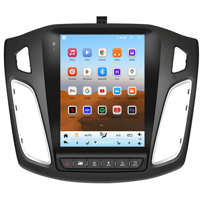 For Ford Focus 2012-2018 Radio upgrade, 9.7-inch QLED 8-Core CPU,touch screen Stereo,Wireless CarPlay & Android Auto,Free camera