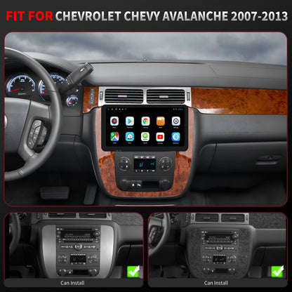 Chevy Avalanche Radio upgrade 1996-2005 CarPlay Stereo Screen-Topdisplay 2007 2008 2009 2010 2011 2012 2013 Chevrolet