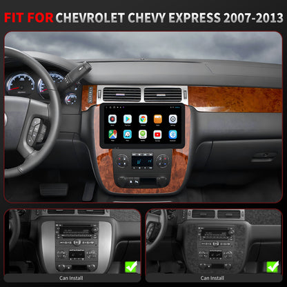 Chevy Express Radio upgrade 2007-2013 CarPlay Stereo Screen-Topdisplay 2007 2008 2009 2010 2011 2012 2013 Chevrolet Replacement