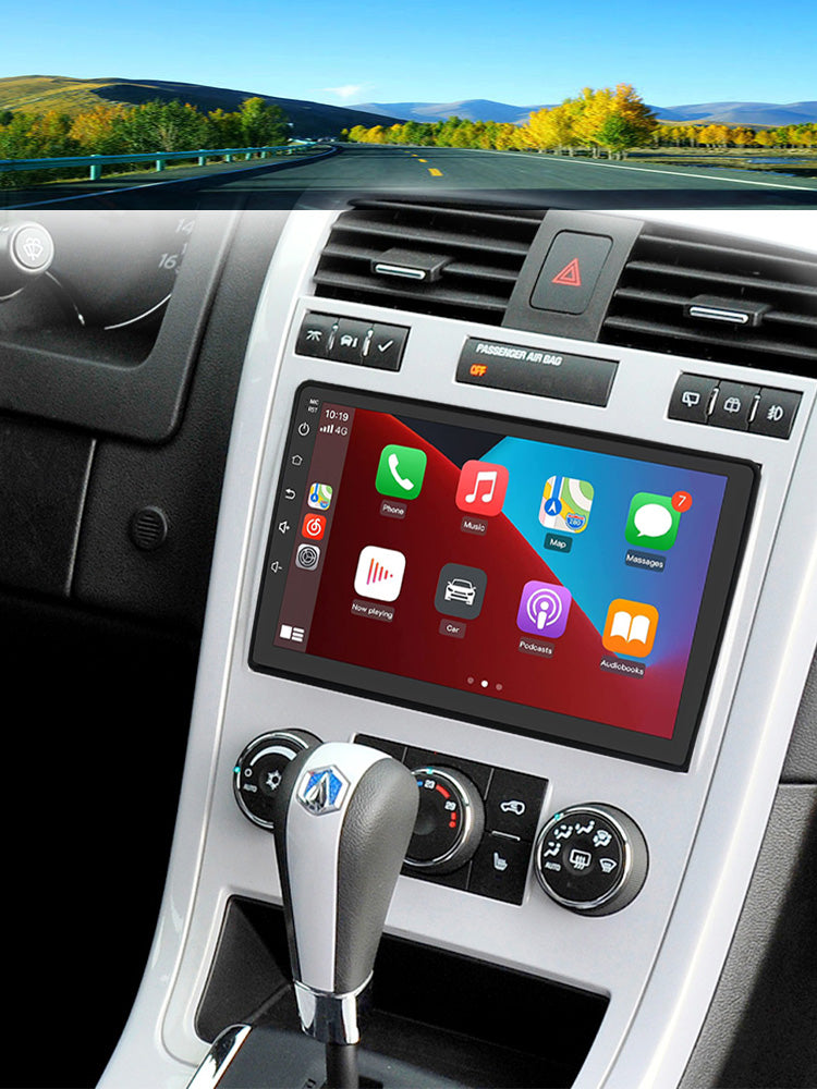 Chevy Equinox Radio upgrade 2007-2009 CarPlay Stereo Screen-Topdisplay 2007 2008 2009 Chevrolet Replacement Headunit Apple Android Auto Accessories Pantalla Estéreo