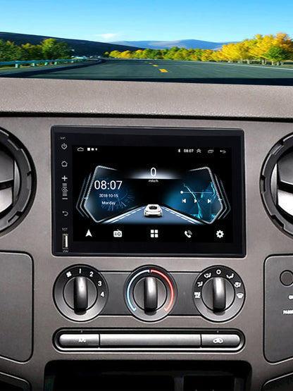 For Ford F250 2005-2012 Radio upgrade,7-inch QLED  8-Core CPU,touch screen Stereo,Wireless CarPlay & Android Auto,keep OEM Controls