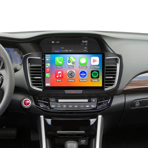 For Honda Accord 2013-2017 Radio upgrade,10.1-inch QLED  8-Core CPU,touch screen Stereo,Wireless CarPlay & Android Auto,keep OEM Controls