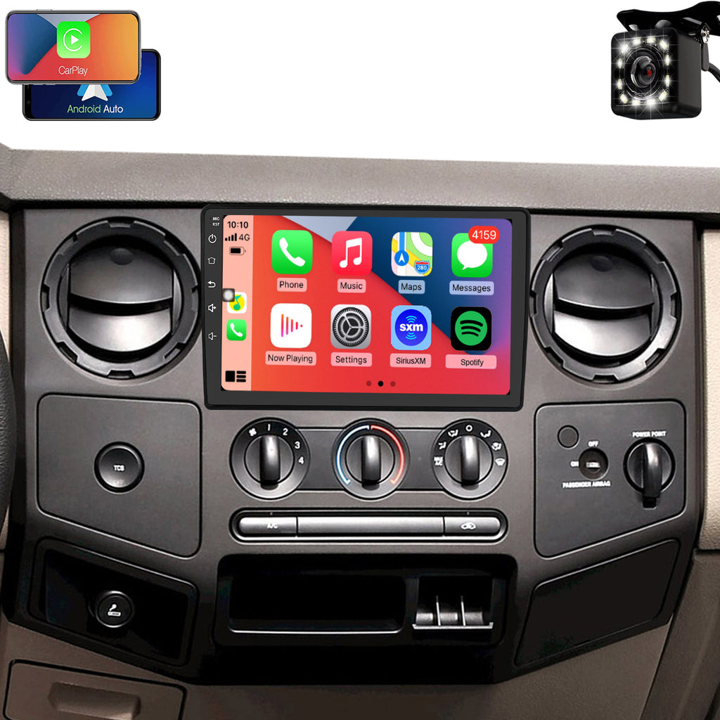 for Ford F150 2004-2008 Radio upgrade,10.1-inch QLED 8-Core CPU,touch screen Stereo,Wireless CarPlay & Android Auto,Free camera